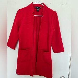 Red blazer